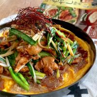 大豆のお肉でつくる"ニラもやし炒め"